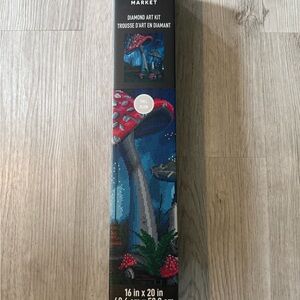 Diamond Art Kit with Red and Blue Design